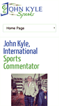 Mobile Screenshot of johnkylespeaks.com